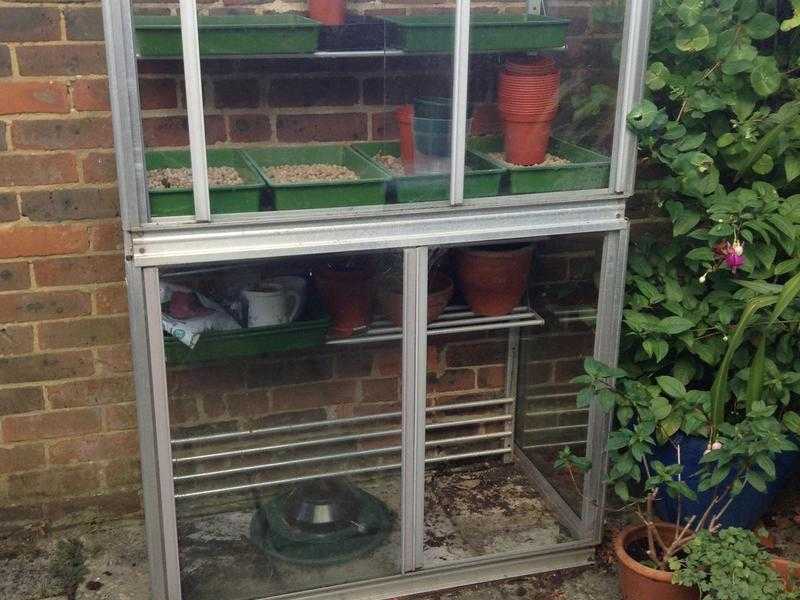 Small Greenhouse and heater