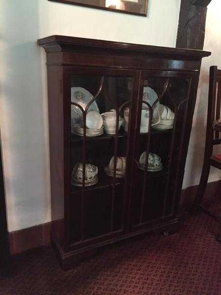 Small Mahogany Display Cabinet