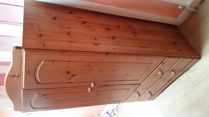 Small pine wardrobe