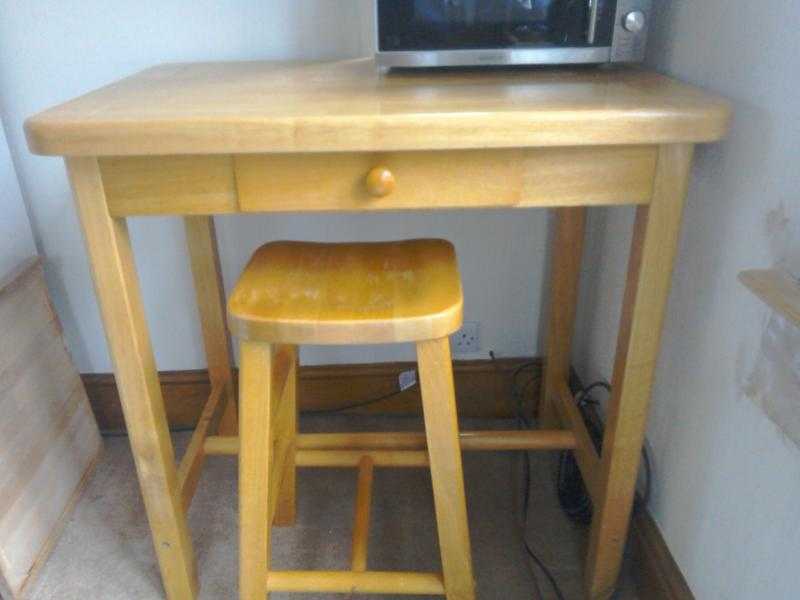 Small table with stool