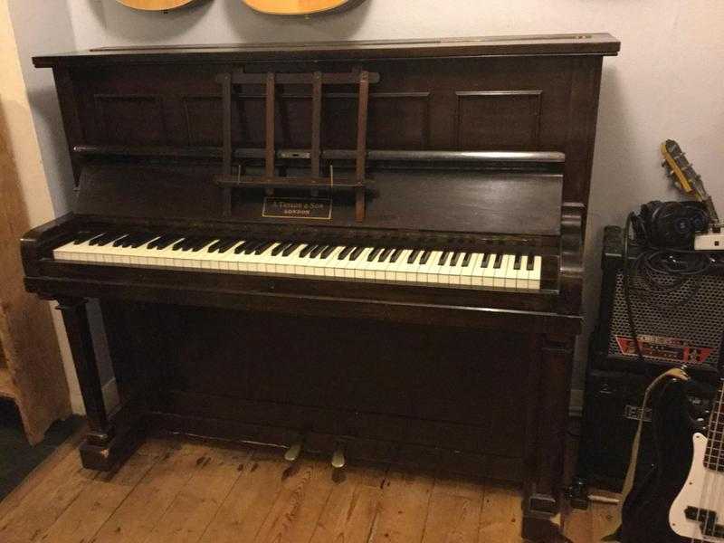 Small upright piano