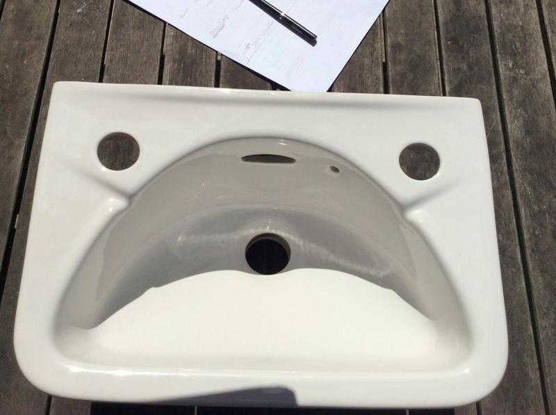 Small white sink