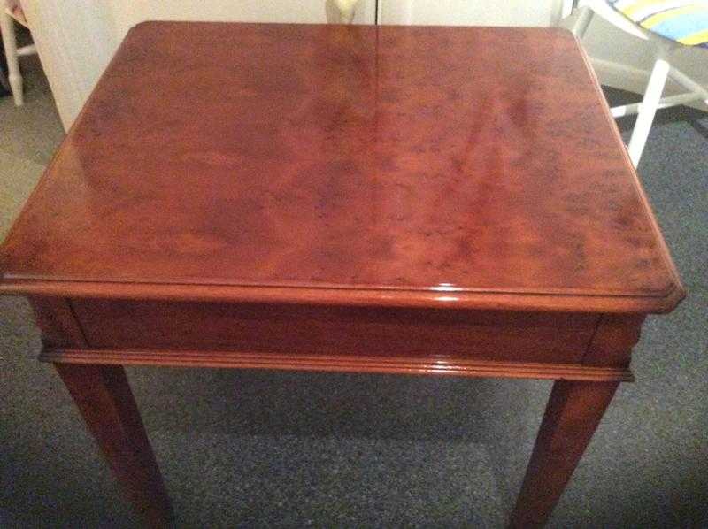 Small wood table