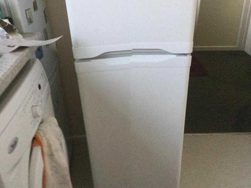 Small Zanussi fridge freezer .