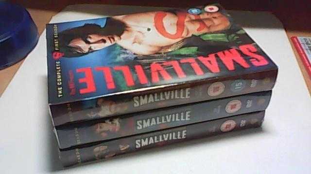 SMALLVILLE SEASONS 1, 2 amp 3 NEW, SEALED DVD BOX SETS  10 THE LOT