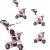 Smart trike 4 in 1 in pink