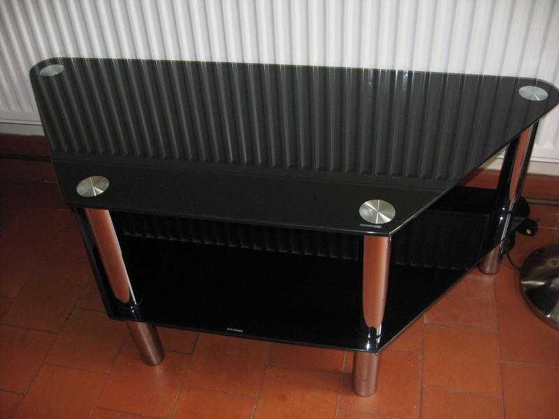 Smoked Glass amp Chrome TV Stand