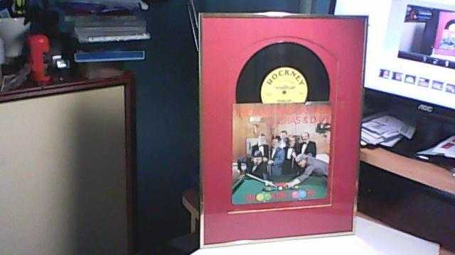 SNOOKER LOOPY RECORD FRAMED amp SIGNED BY FIVE SNOOKER PLAYERS