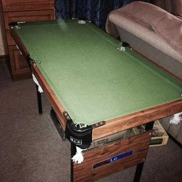 Snooker Table, Wood style surround.4039 x