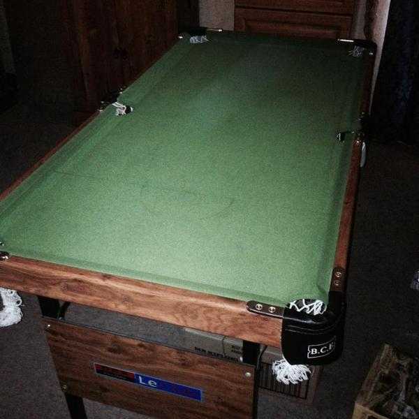 Snooker Table, Wood style surround.4039 x