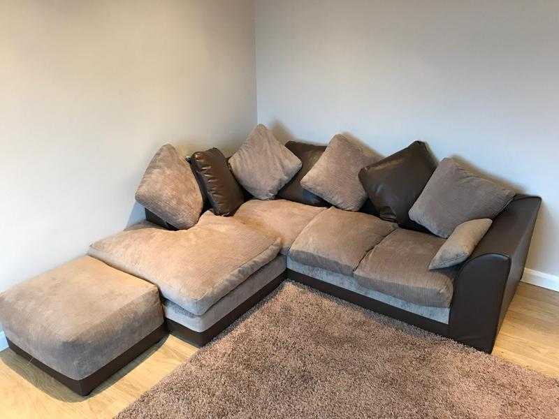 Sofa and Foot Stool for sale