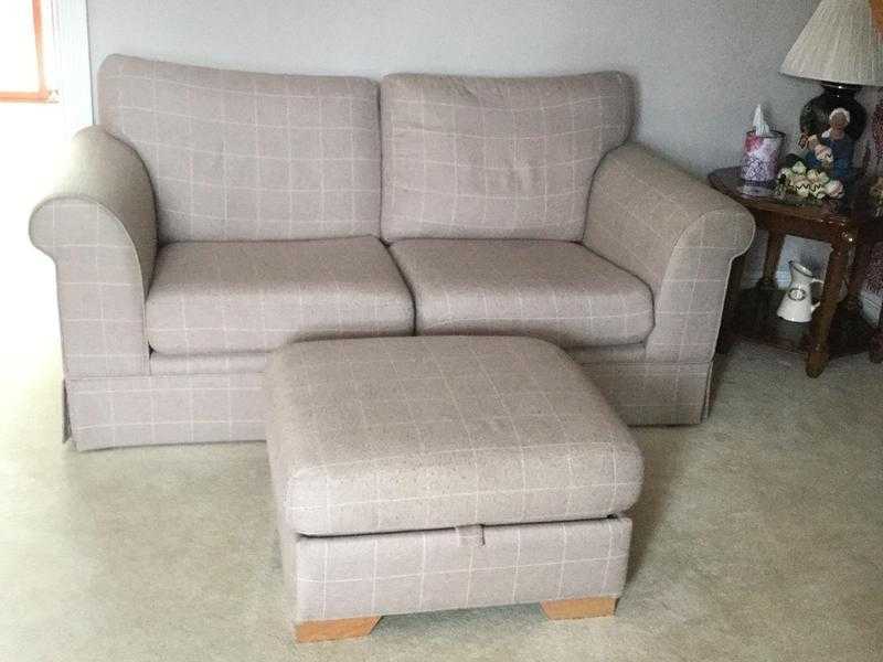 Sofa and Footstool