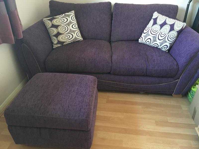 Sofa Bed and storage footstool