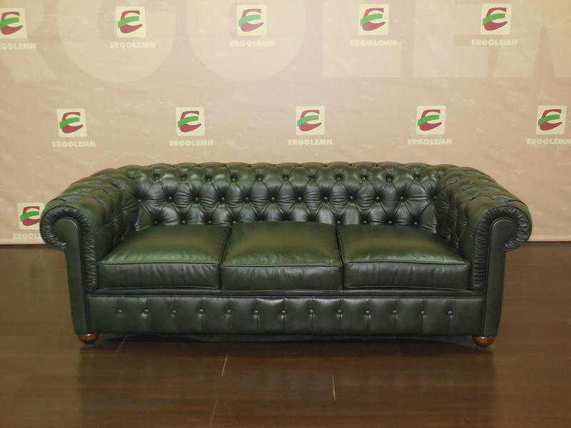 Sofa Chester made from authentic leather