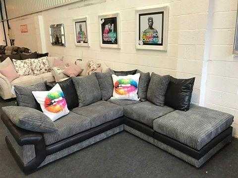 Sofa, Corner, New, Cheap, Jumbo Cord, Sale