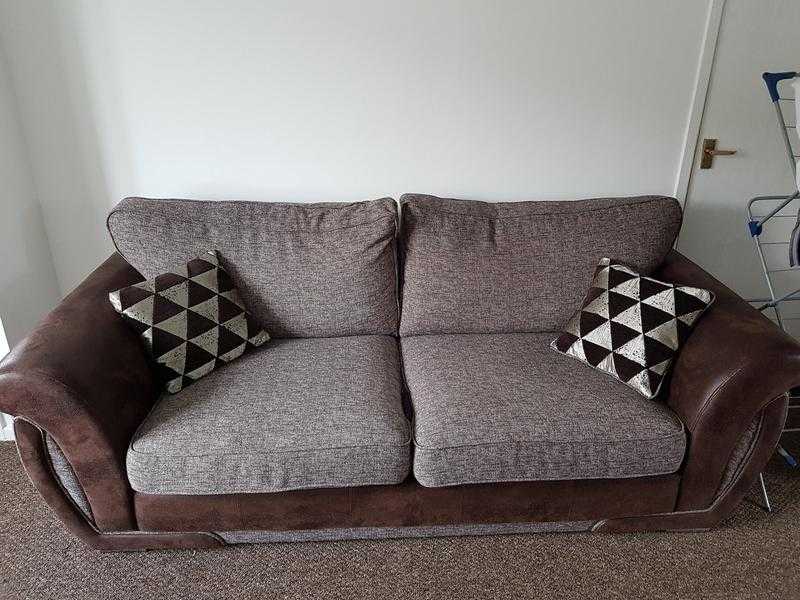 sofa set - sofa , chair , foot stool and pillows