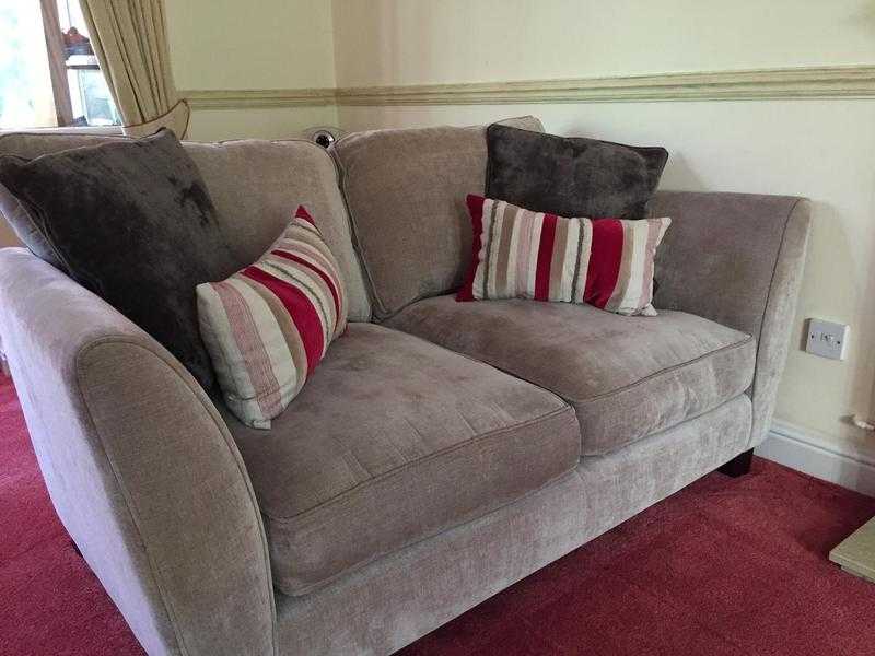 Sofas (2) - taupe in colour - excellent condition