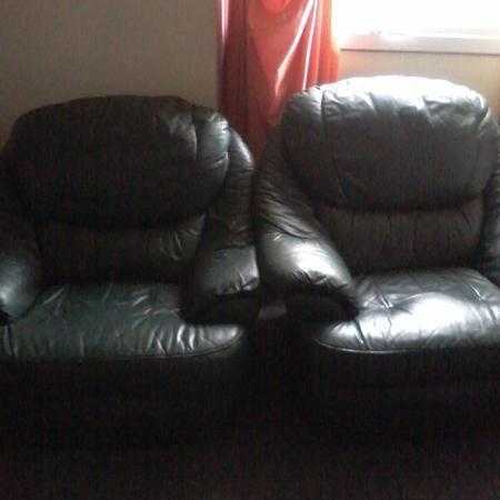 soft leather 3 piece suite