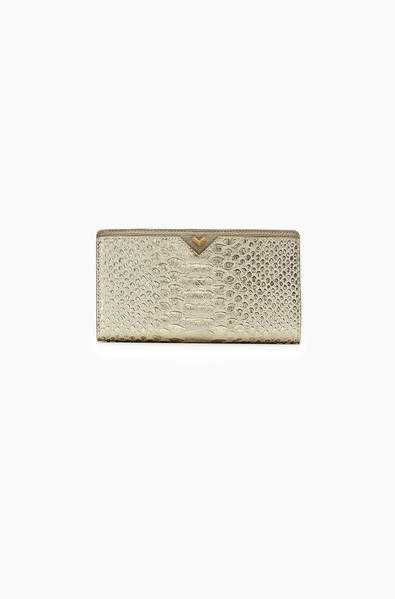 Soho Tech Flap Wallet - Ivory Exotic