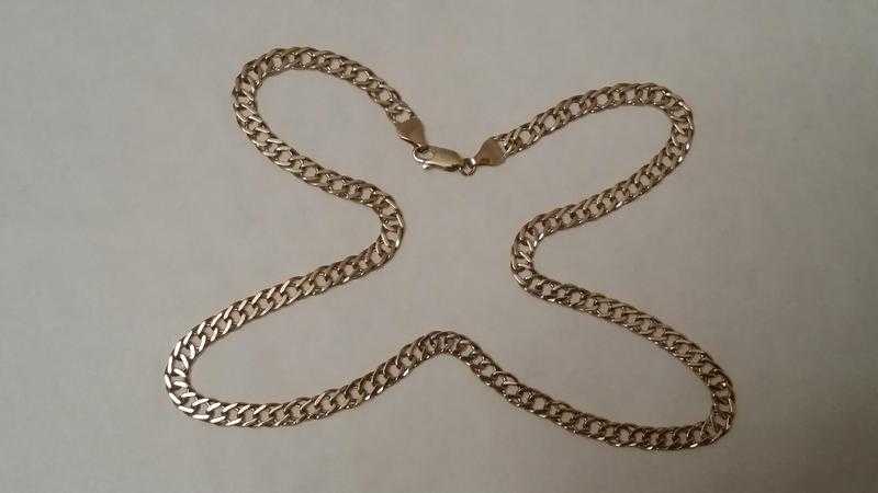 SOLID 9ct. GOLD CURB CHAIN