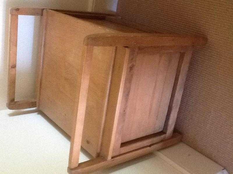 Solid Antique Pine Box Seat OFFERS