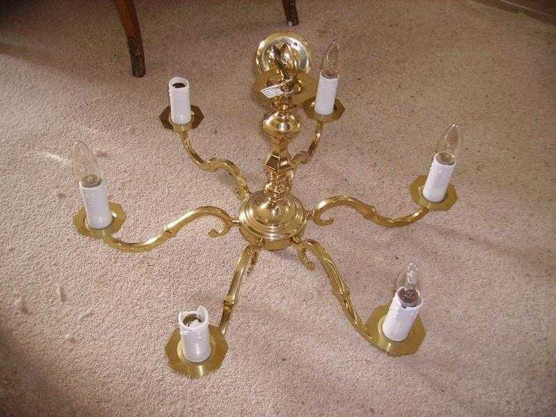 Solid Brass Chandelier