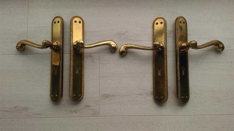 Solid Brass door handles