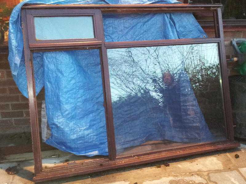 Solid mahogany window frame