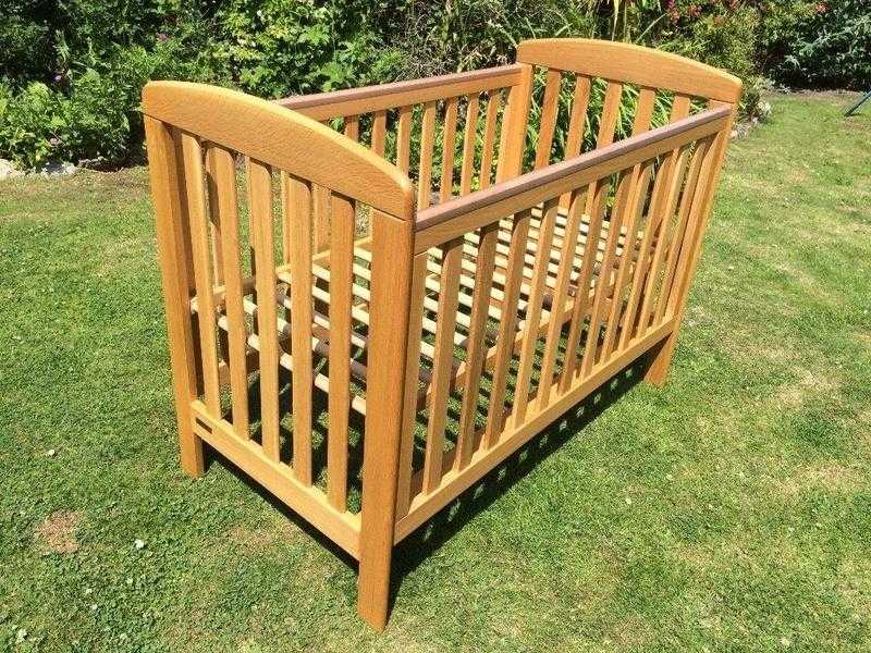 Solid Oak Cot