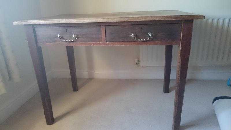 Solid oak desk