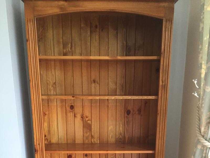 Solid Pine Bookcase - Great Condition