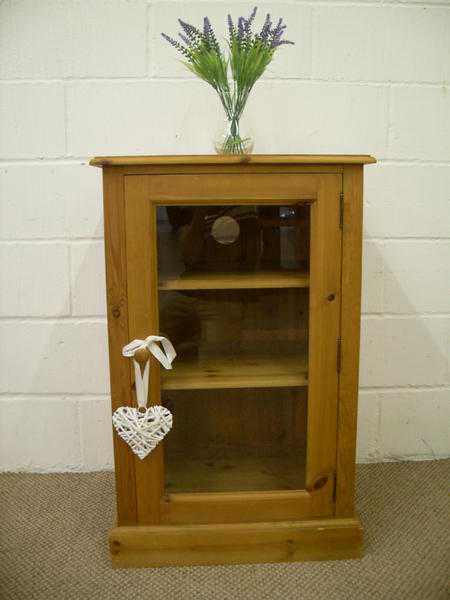 SOLID PINE CABINET WITH ADJUSTABLE SHELVES - CAN COURIER