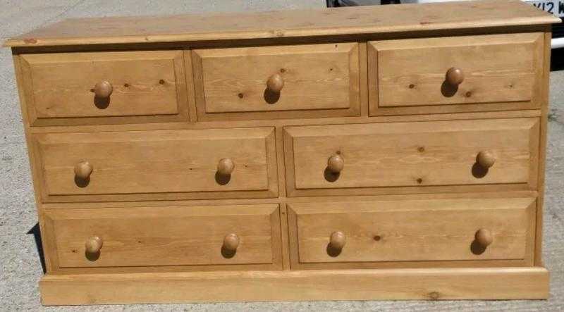 Solid Pine Chest Of Drawers