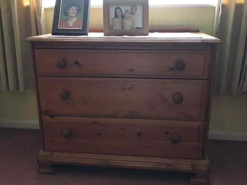 Solid Pine Chest of Drawers