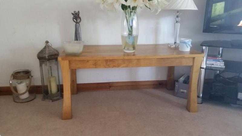 Solid pine coffee table