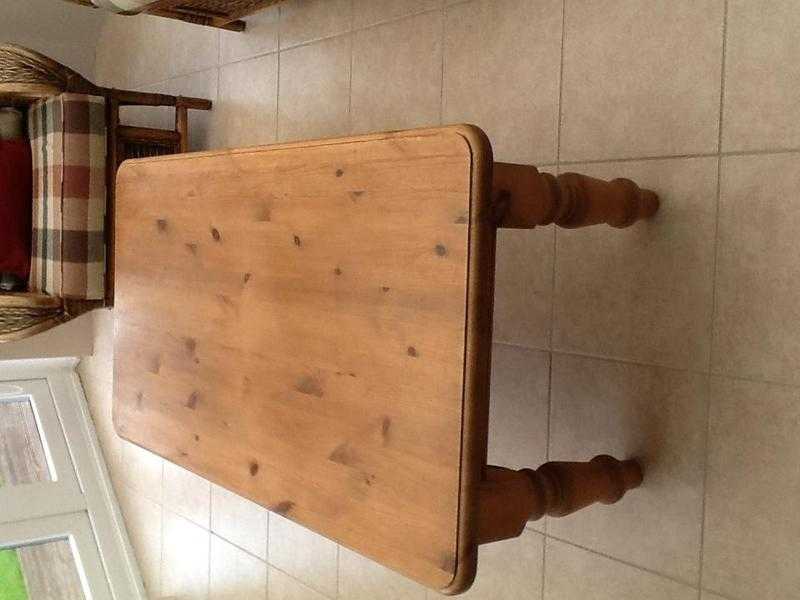 Solid pine coffee table