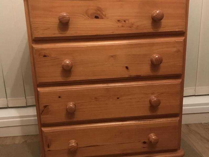 Solid pine drawers