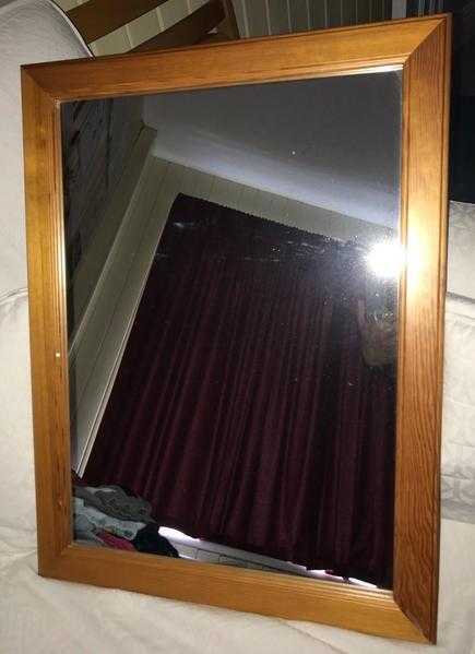SOLID PINE MIRROR