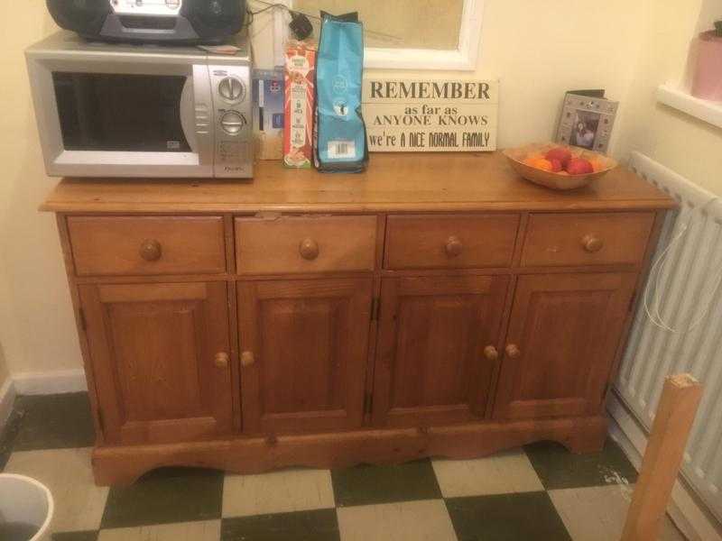 Solid pine sideboard