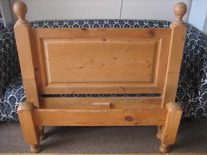 Solid Pine Single Bed Frame