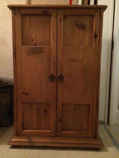 Solid Pine Storage Cupboard