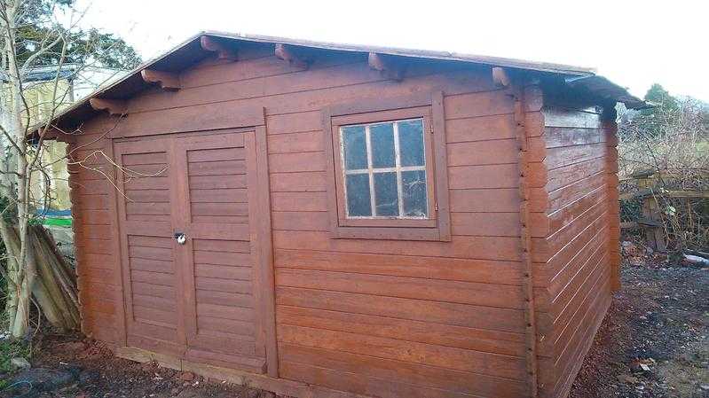 solid pine t and g shed