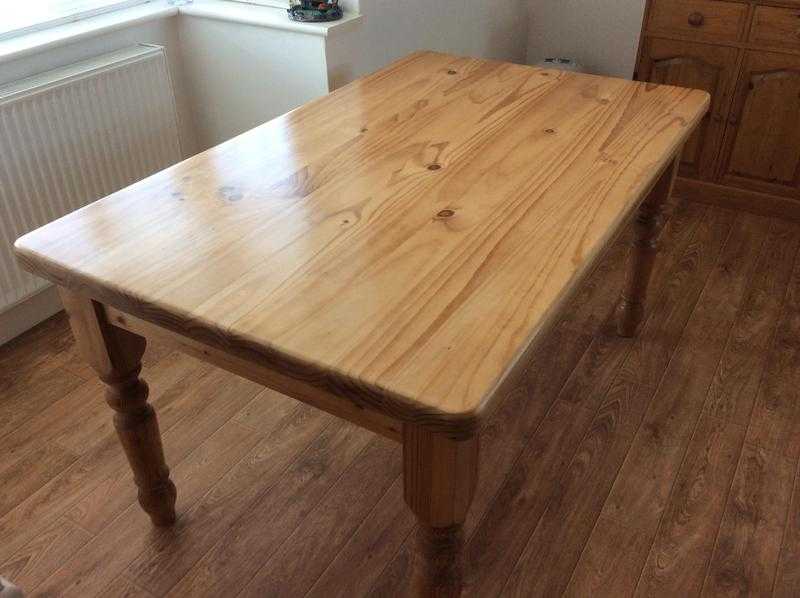 Solid pine table