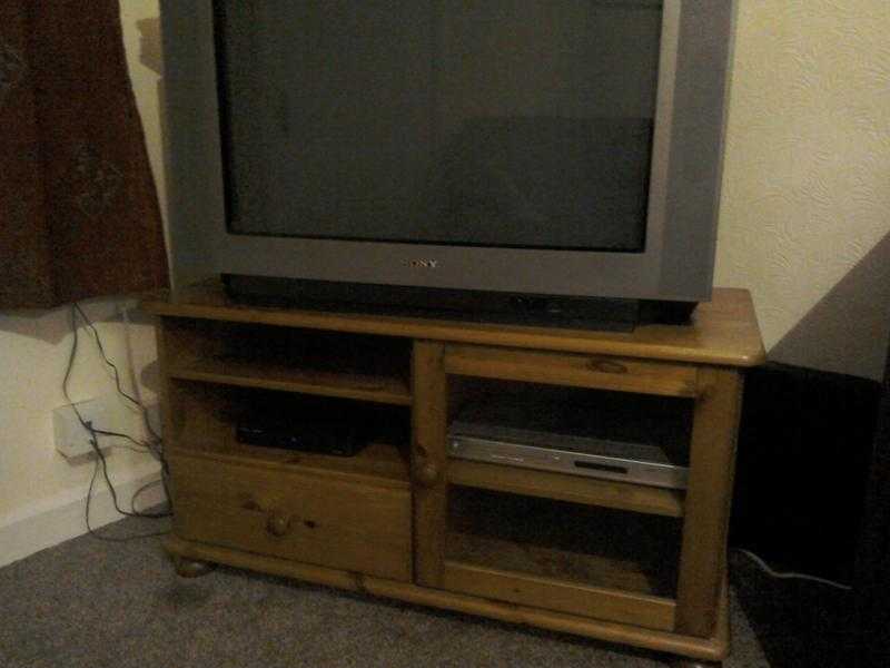 Solid pine TV cabinet