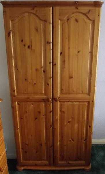 Solid Pine Wardrobe