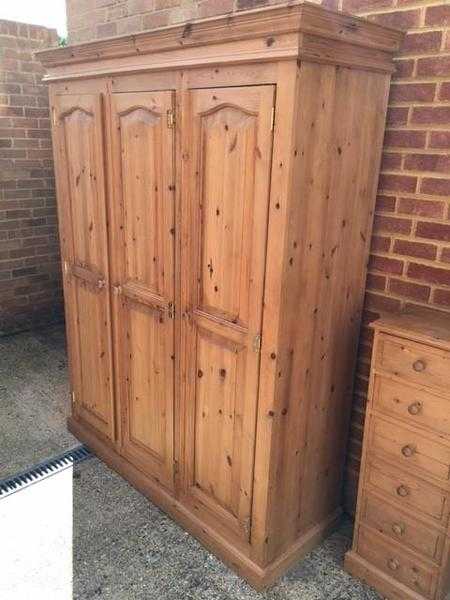 Solid pine wardrobes