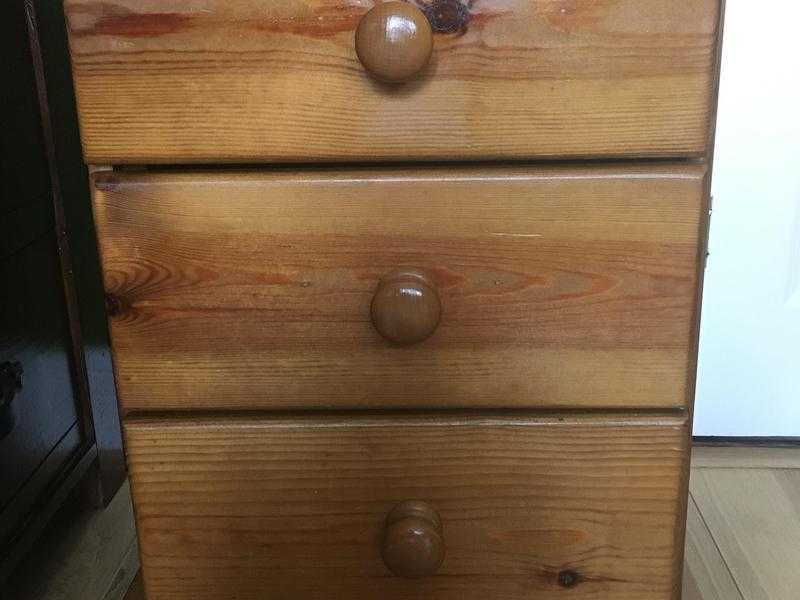 Solid wood bedside table for sale