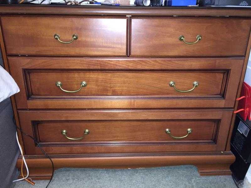 Solid Wood Chest of Draws x 2