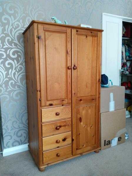 Solid Wood Children039s Wardrobe