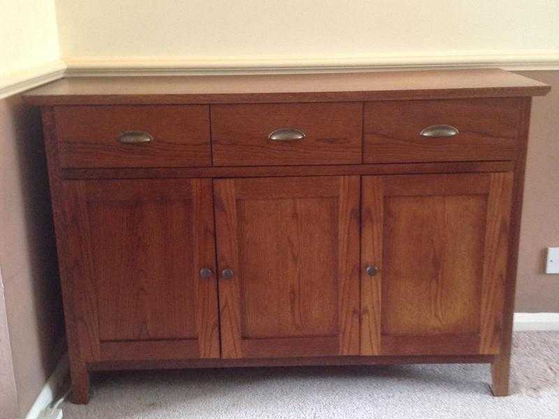 Solid wood sideboard